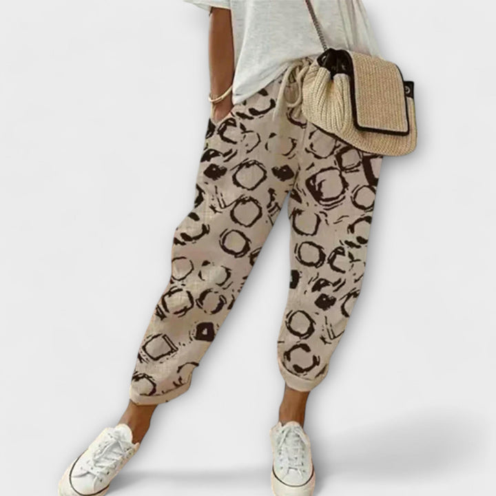 Wrenley | Relaxed Printed Pants