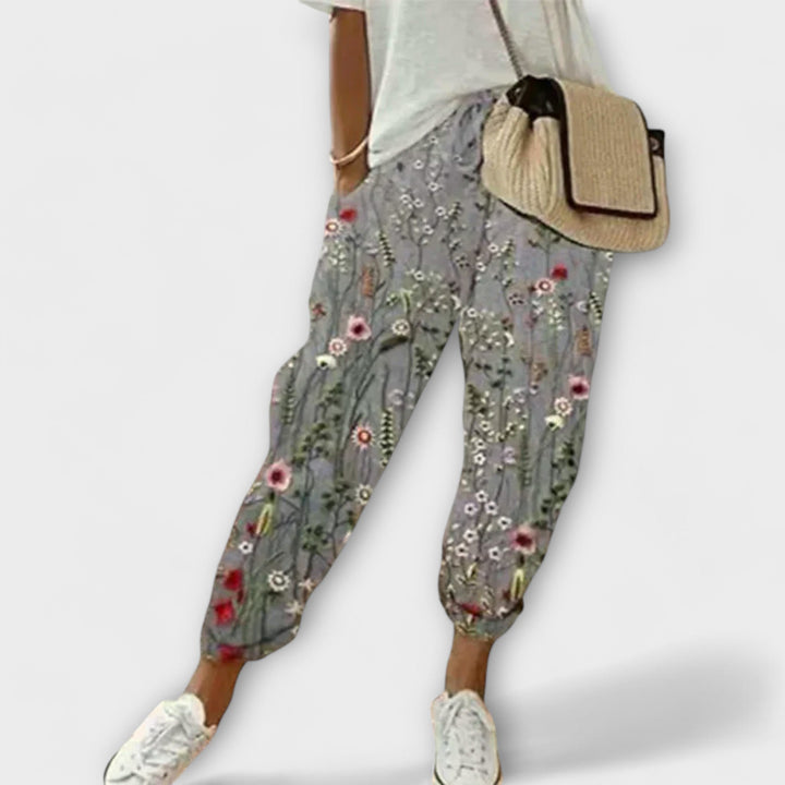 Wrenley | Relaxed Printed Pants