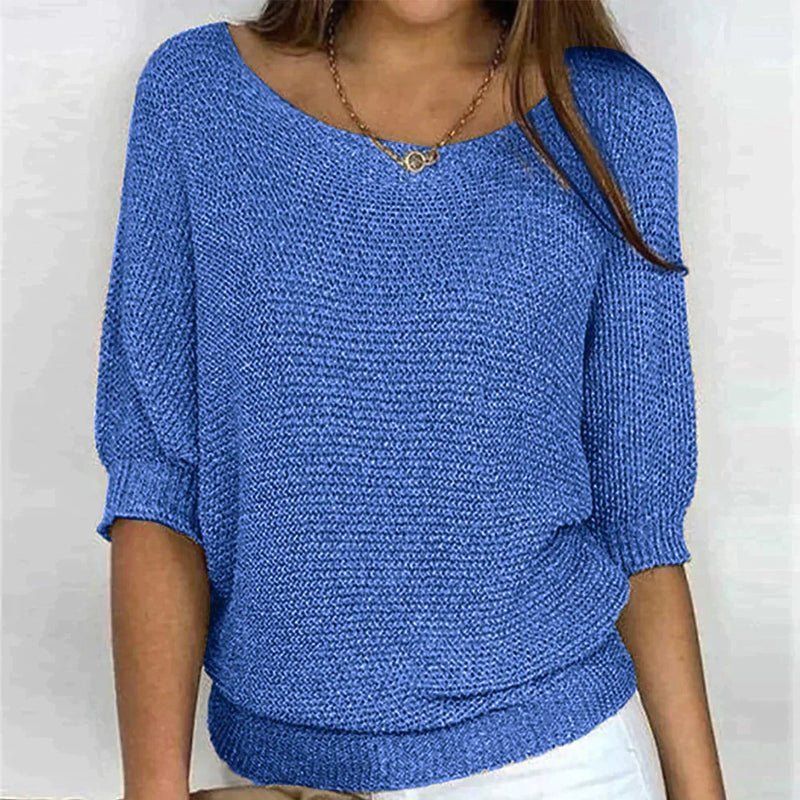 Liora | Textured Knit Relaxed Top