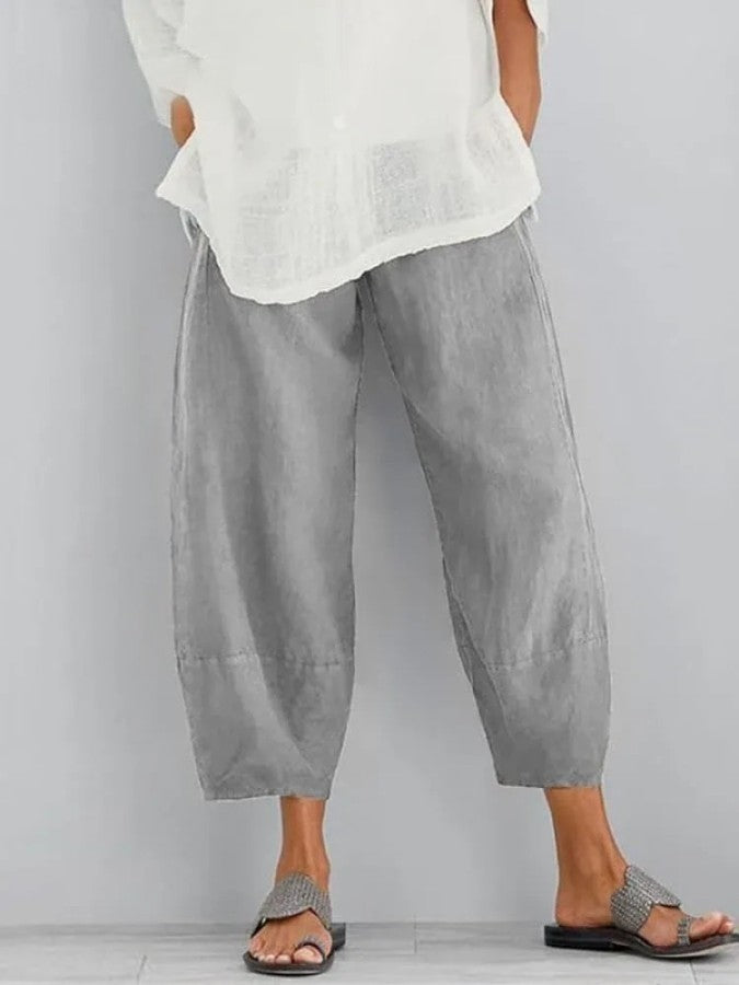 Fiora | Relaxed Barrel Pants
